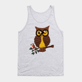 Vintage Owl Tank Top